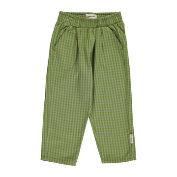 Unisex broek - Green checkered